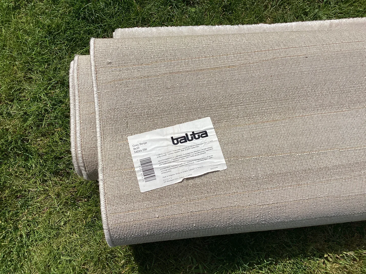 Balta Grey Stripe Rug image indicator(2)