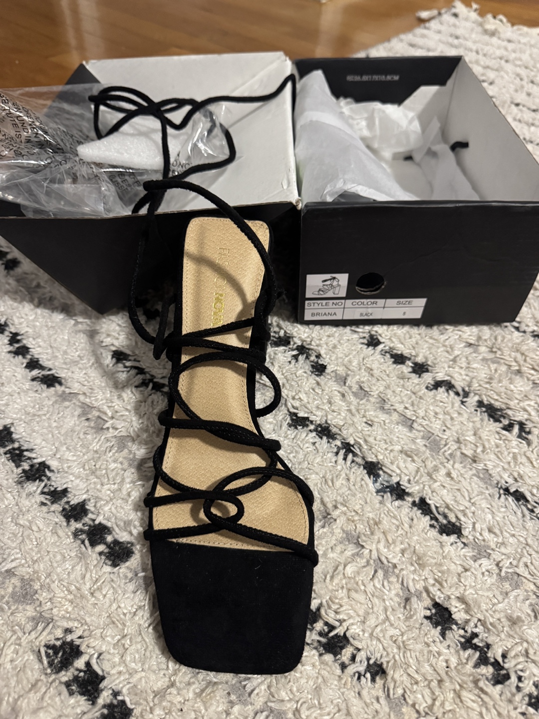 Briana Black Heels - Size 8 - photo 2