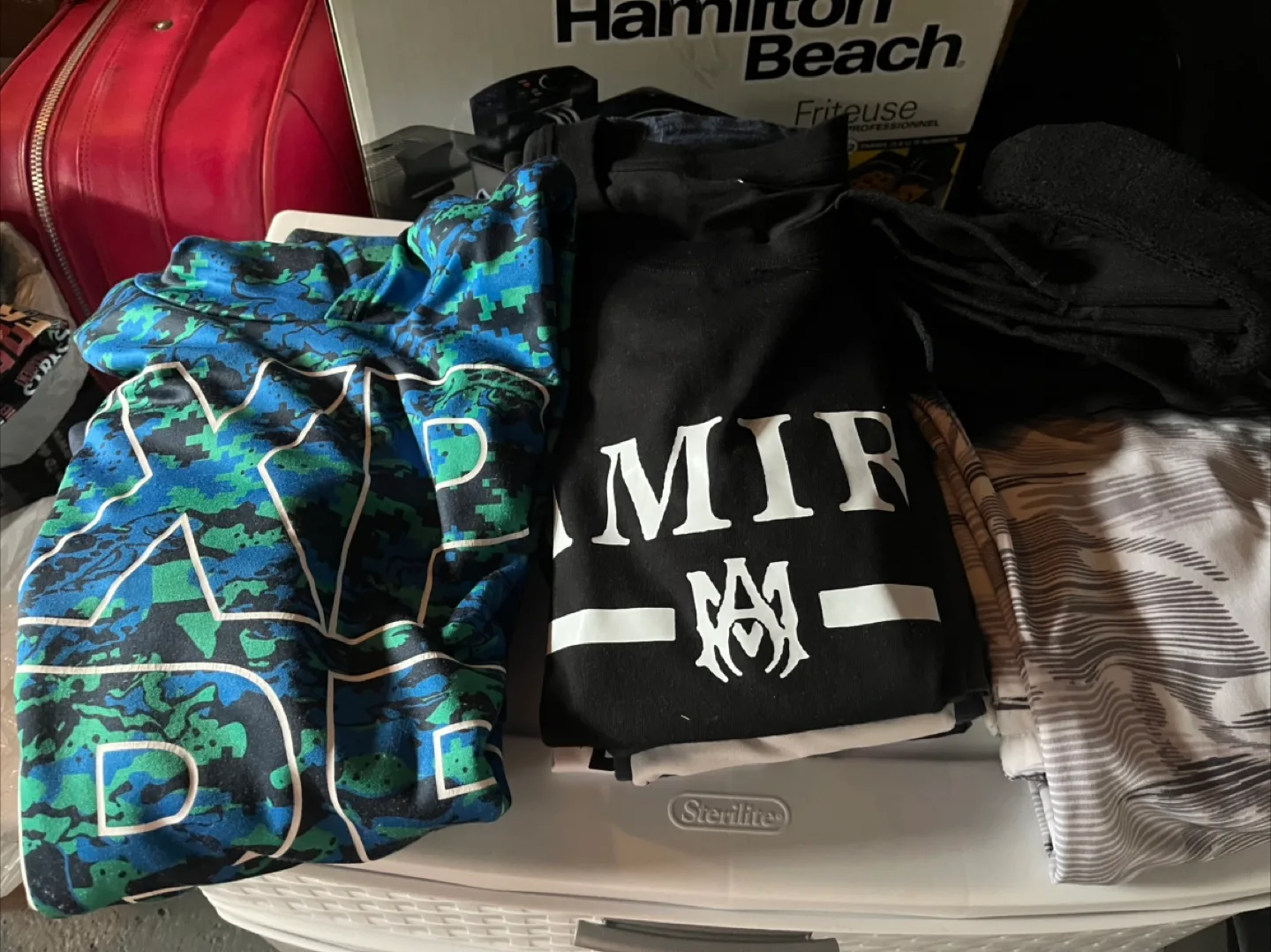 Under Armour Socks, Amiri Shirt, Adidas Pants, Explore Hoodie image indicator(8)