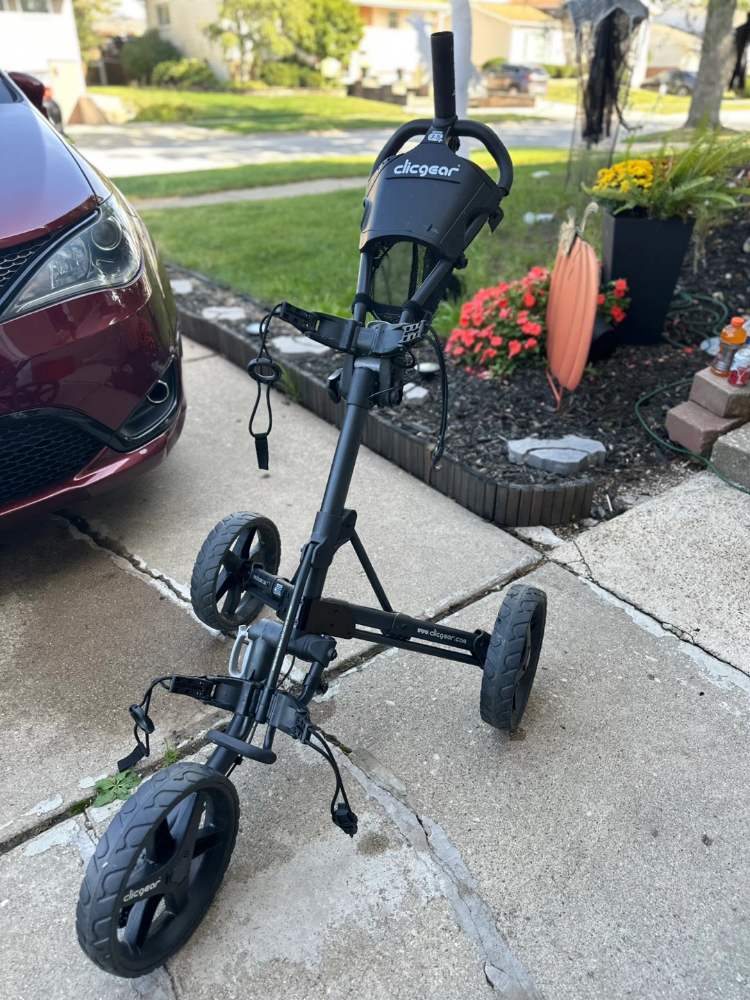 Clicgear 3.5+ Golf Push Cart - Black
