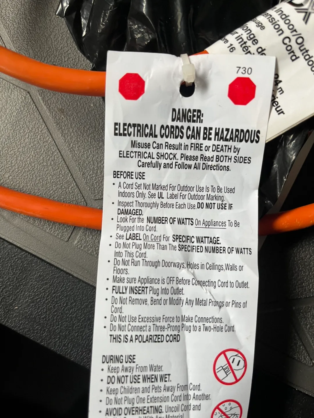 Orange Extension Cord image indicator(2)