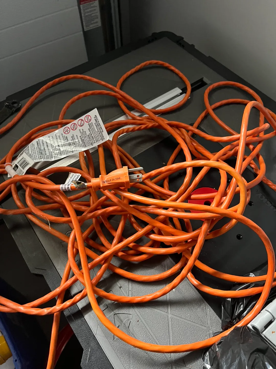 Orange Extension Cord thumbnail