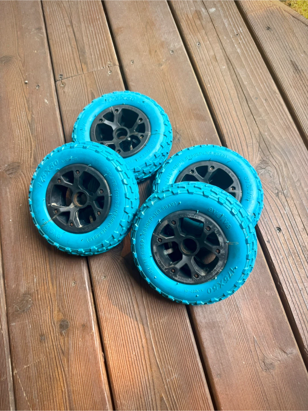 Evolve Skateboard Wheels 175x50 Blue - photo 2