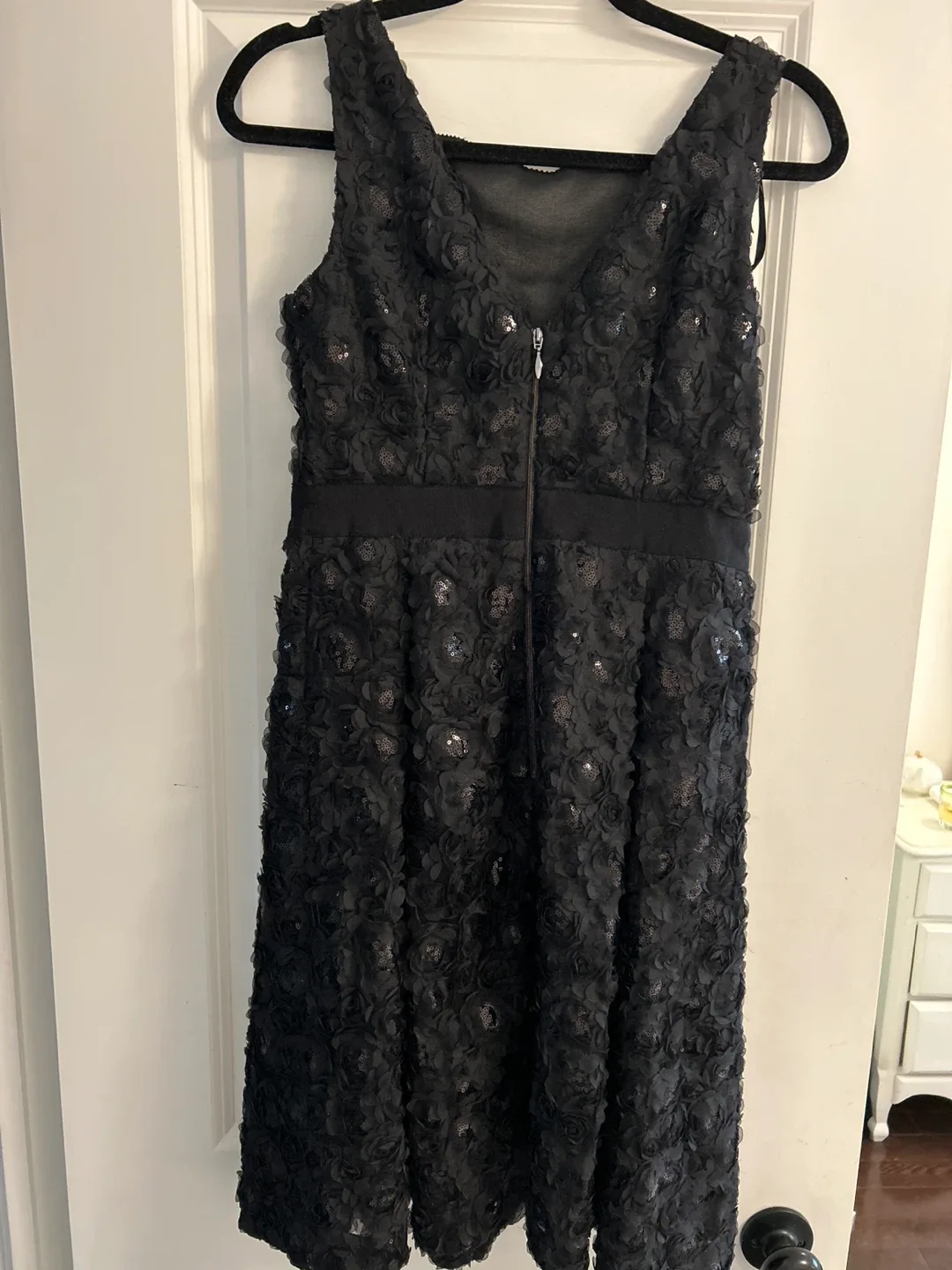 RW&CO Black Floral Dress - Size 2 image indicator(2)