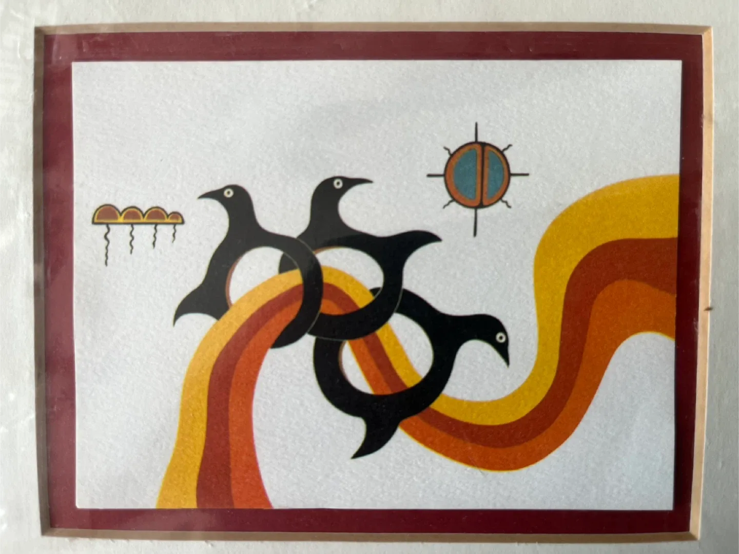 Jackson Beardy Print, 5x7, matted to 8x9