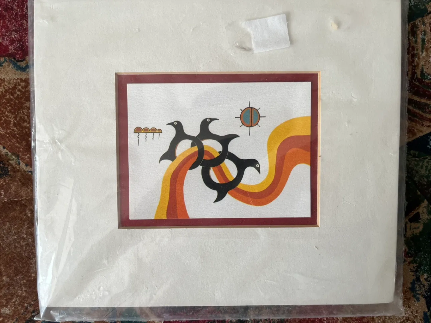 Jackson Beardy Print, 5x7, matted to 8x9 image indicator(3)