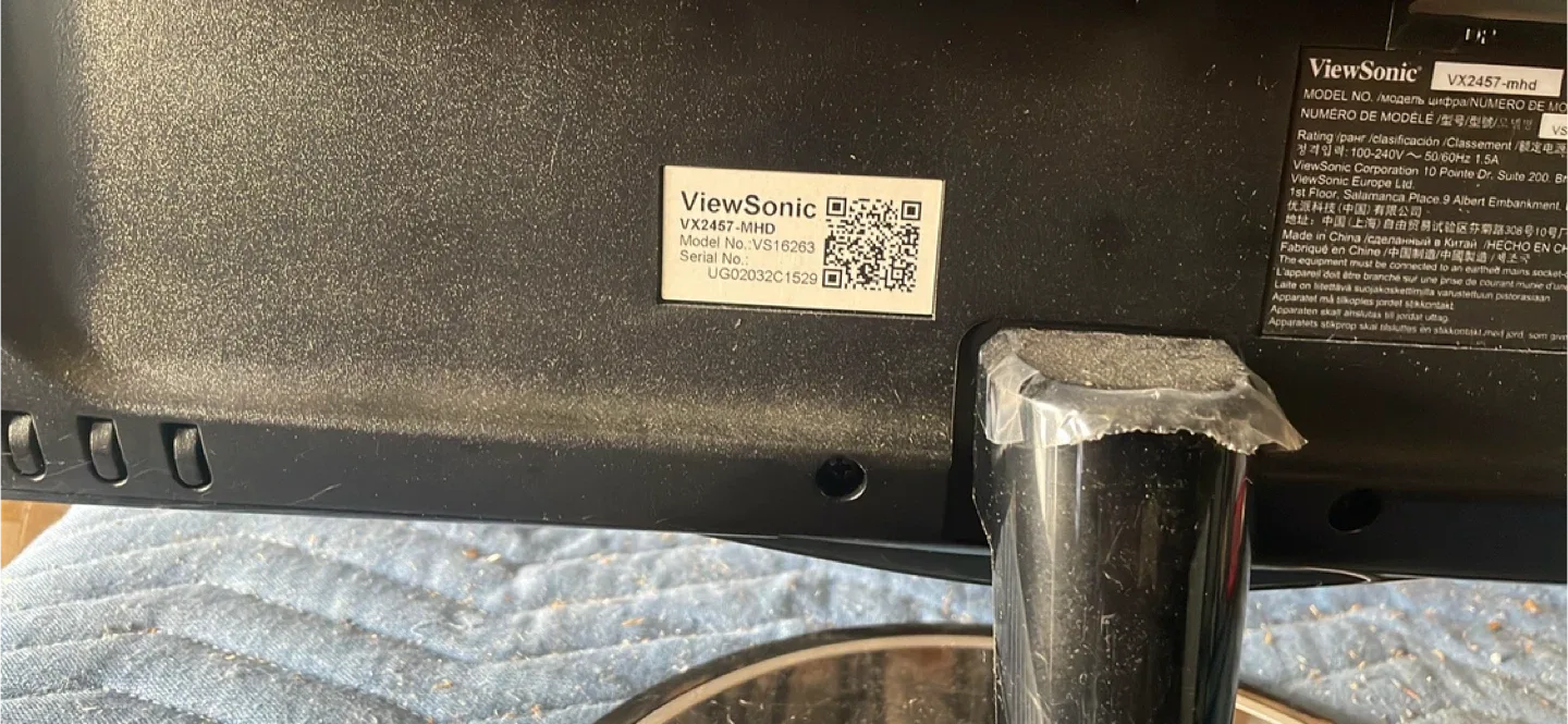 ViewSonic VX2457-MHD 24" Monitor image indicator(2)