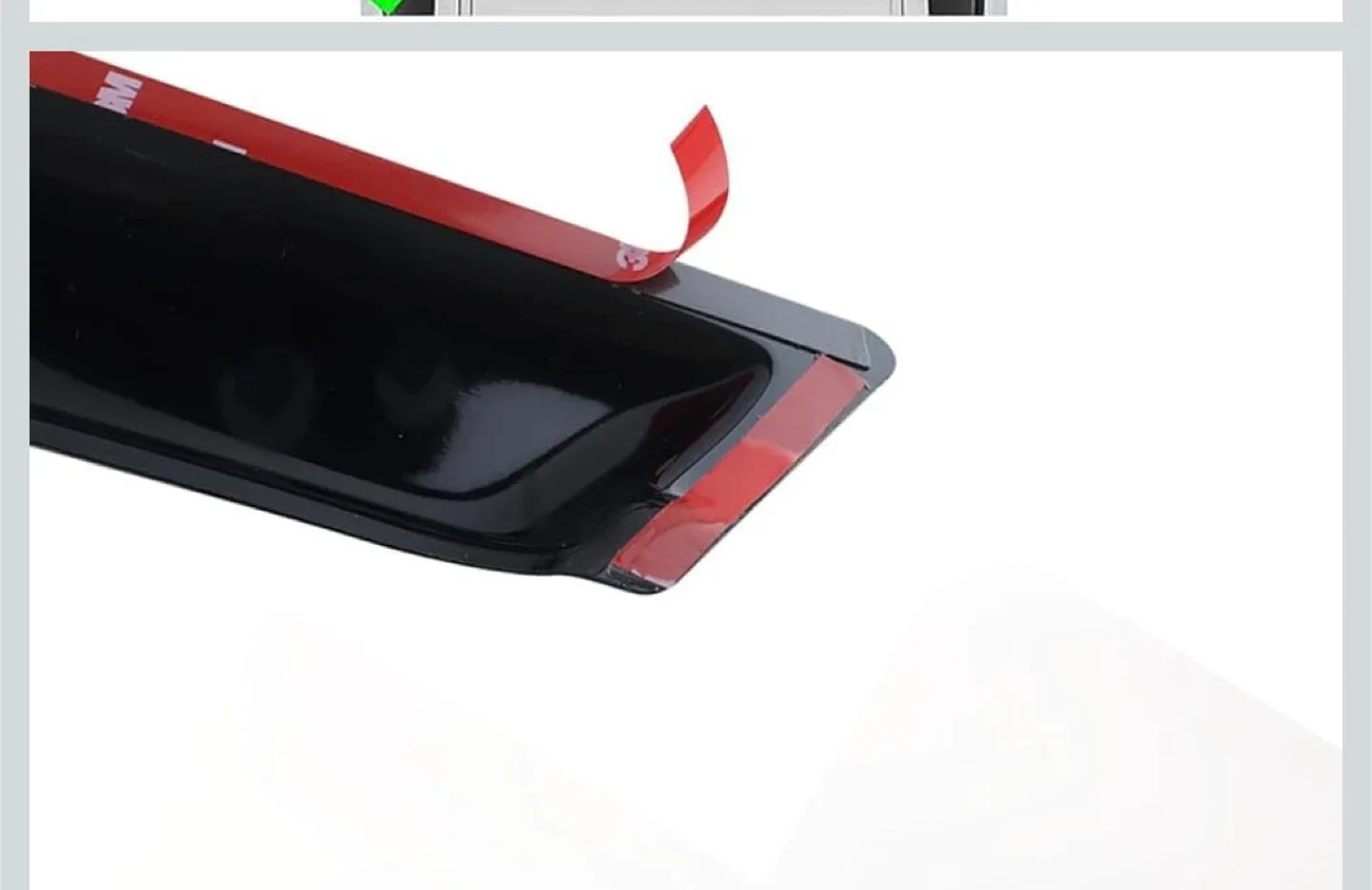 Car Sunroof Visor Wind Deflector - Black image indicator(3)