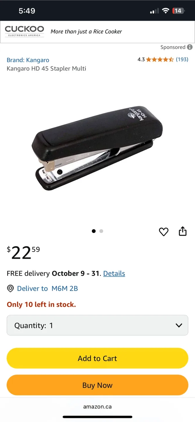 Brand NEW Stainless Steel Stapler image indicator(5)