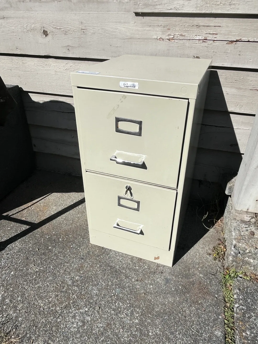 Metal Filing Cabinet - 2 Drawer thumbnail