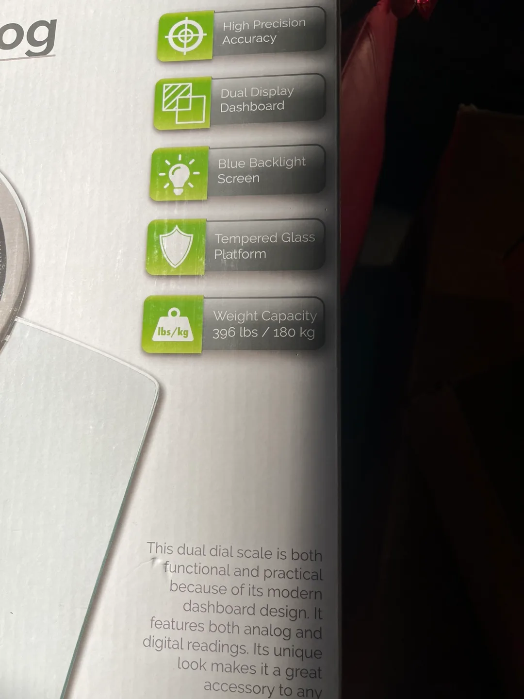 BIOS Living Digital Analog Bath Scale image indicator(3)