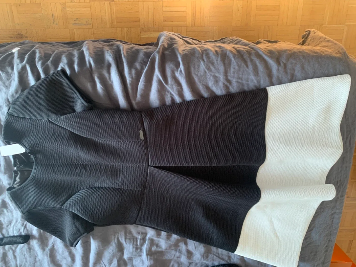 Pink Tartan Black/White Dress - Size 12 thumbnail