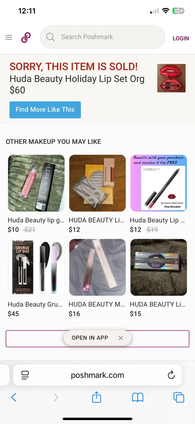 Brand NEW Huda Beauty Lip Set image indicator(6)