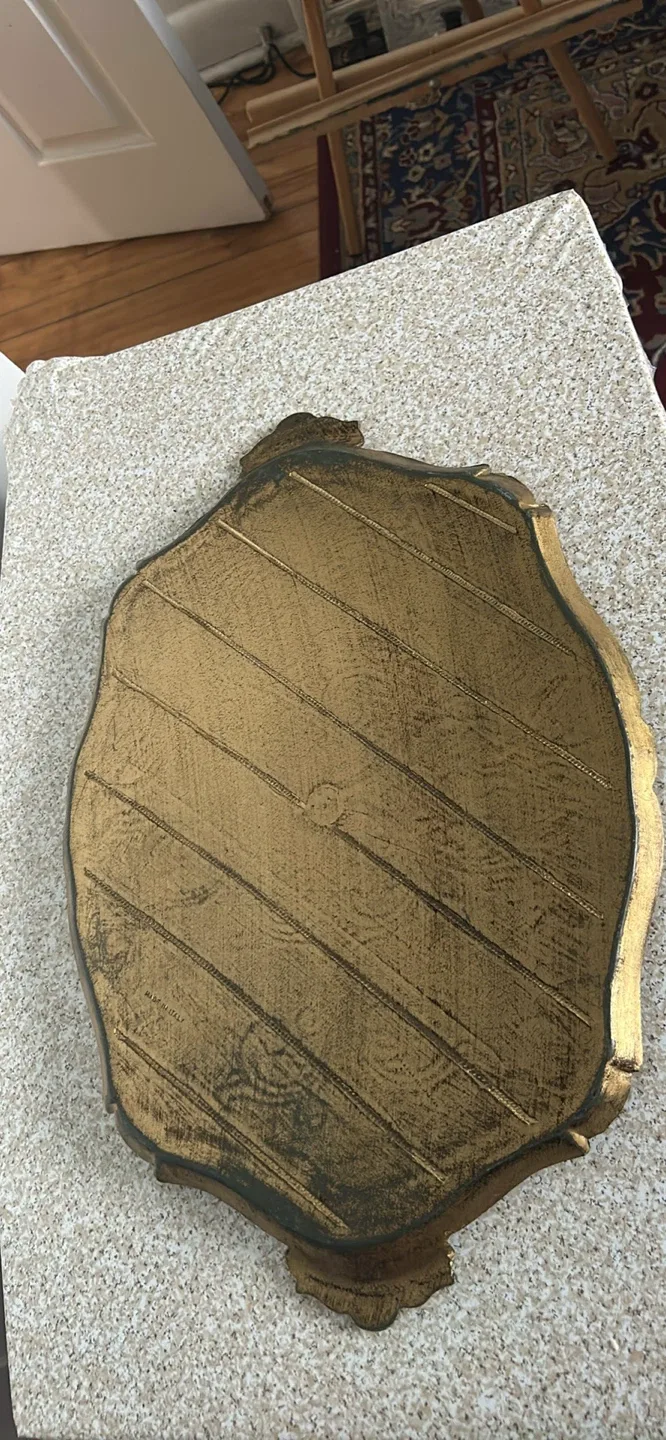 Vintage Made in Italy Decorative Tray image indicator(2)