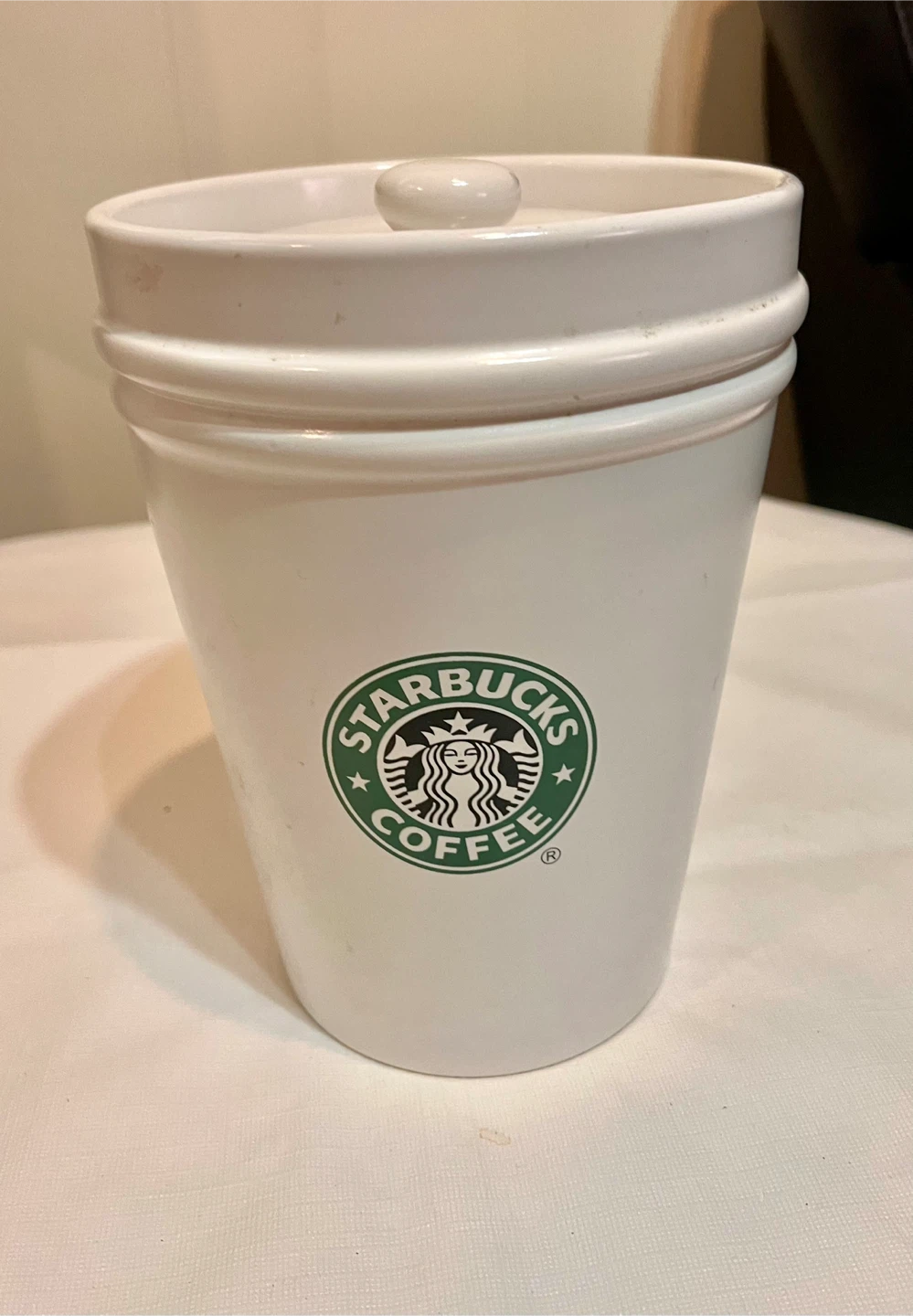Starbucks ceramic jar
