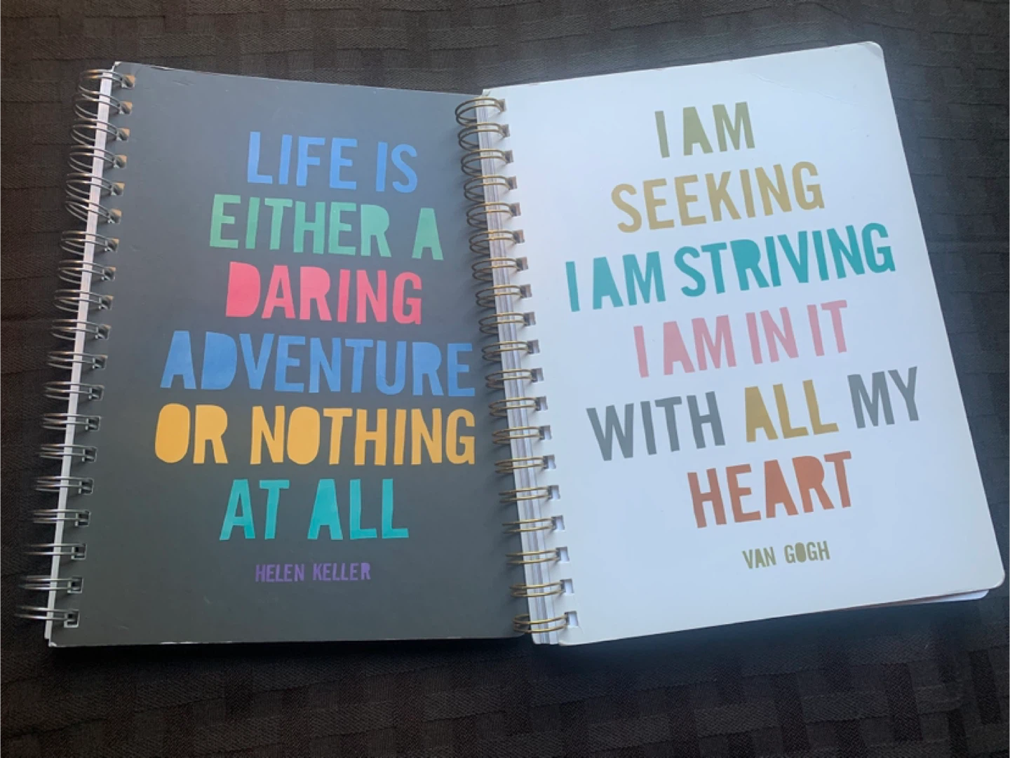 Inspirational Quote Notebooks 🥕
