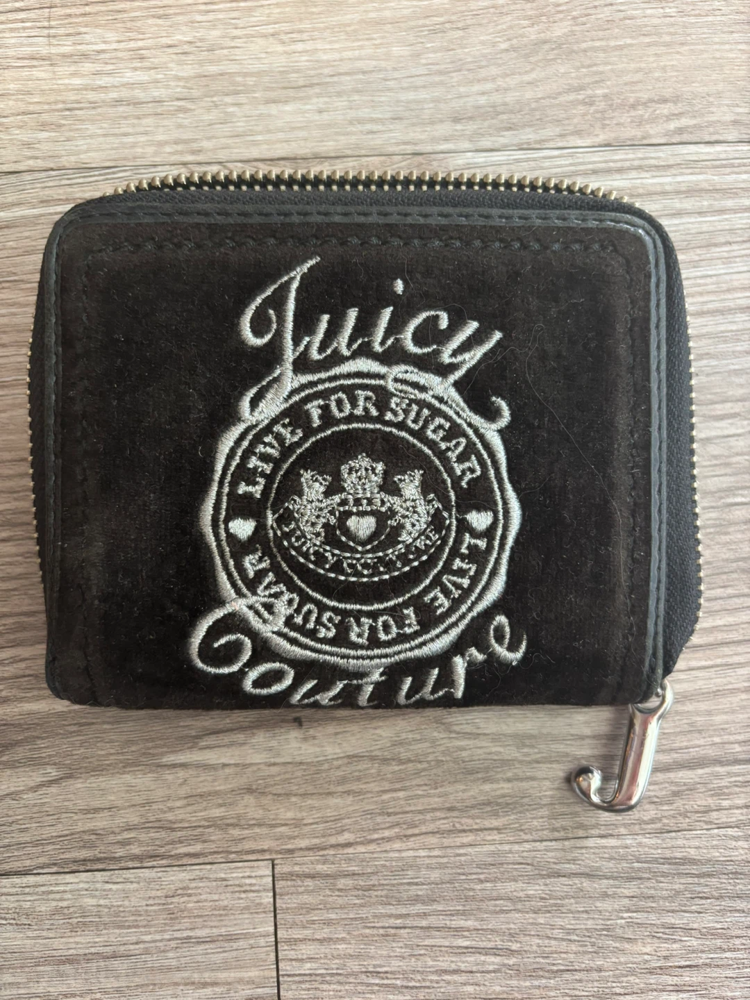 Juicy Couture Black Wallet Y2K