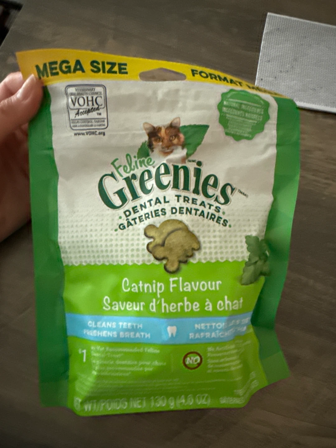 Feline Greenies Catnip Dental Treats - Mega Size