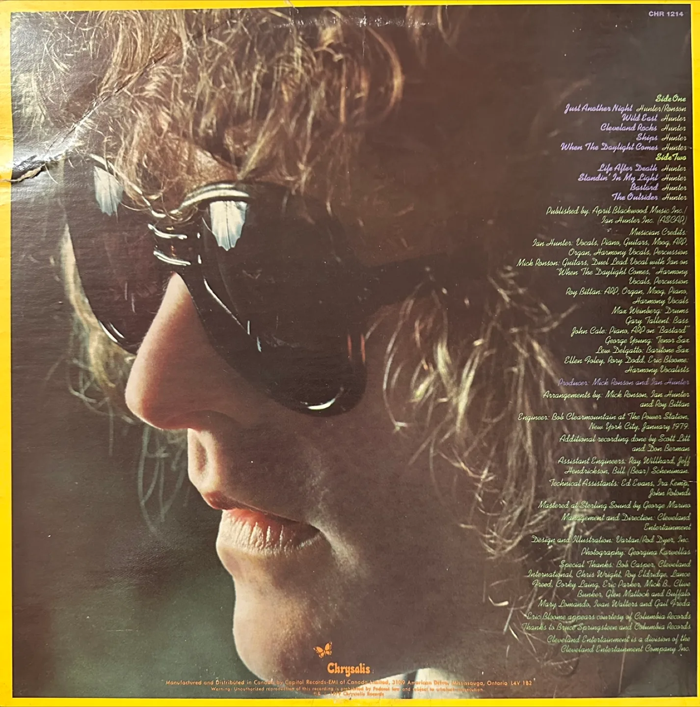 Ian Hunter - You're Never Alone With A Schizophrenic Vinyl image indicator(2)