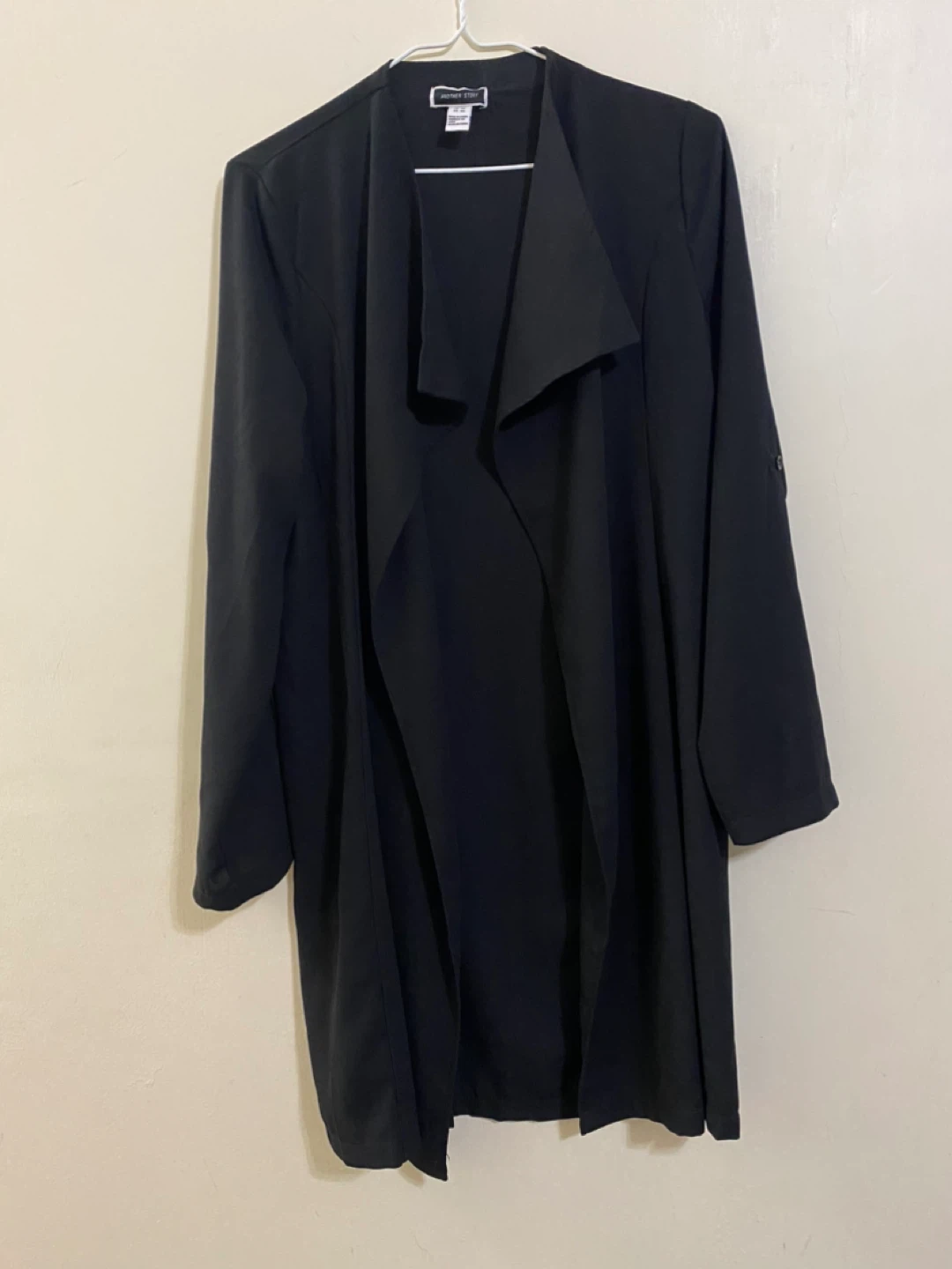 Another Story Black Trench Coat - Size XS