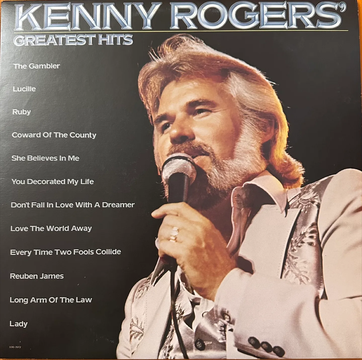 Kenny Rogers - Greatest Hits vintage Vinyl Record thumbnail