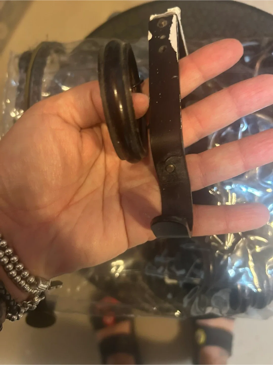 Curtain Rod - dark brown and Gold image indicator(2)