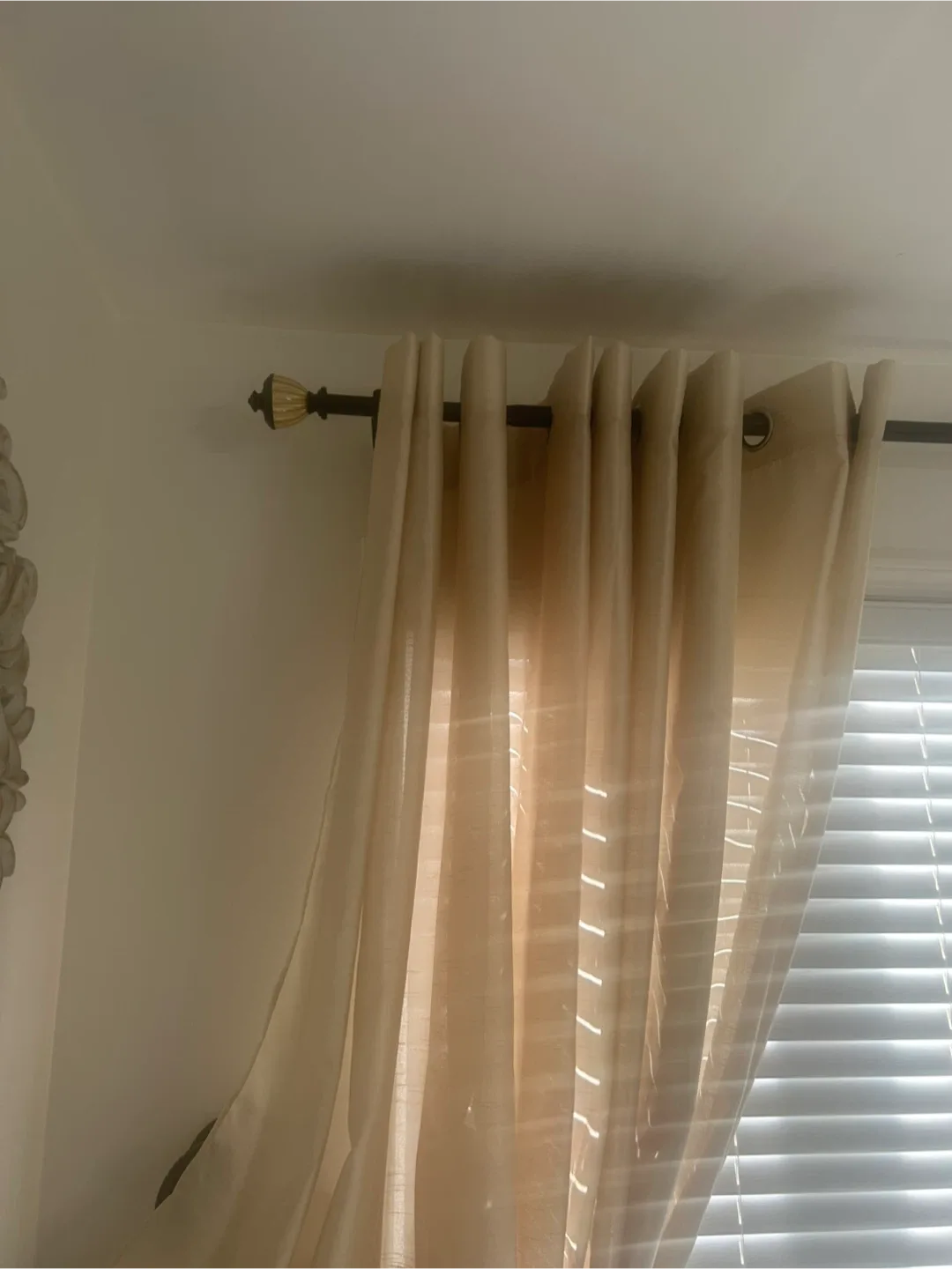 Curtain Rod - dark brown and Gold image indicator(4)