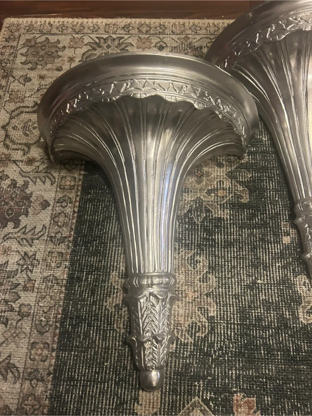 Silver Decorative Wall Shelf - Set of 2 image indicator(2)