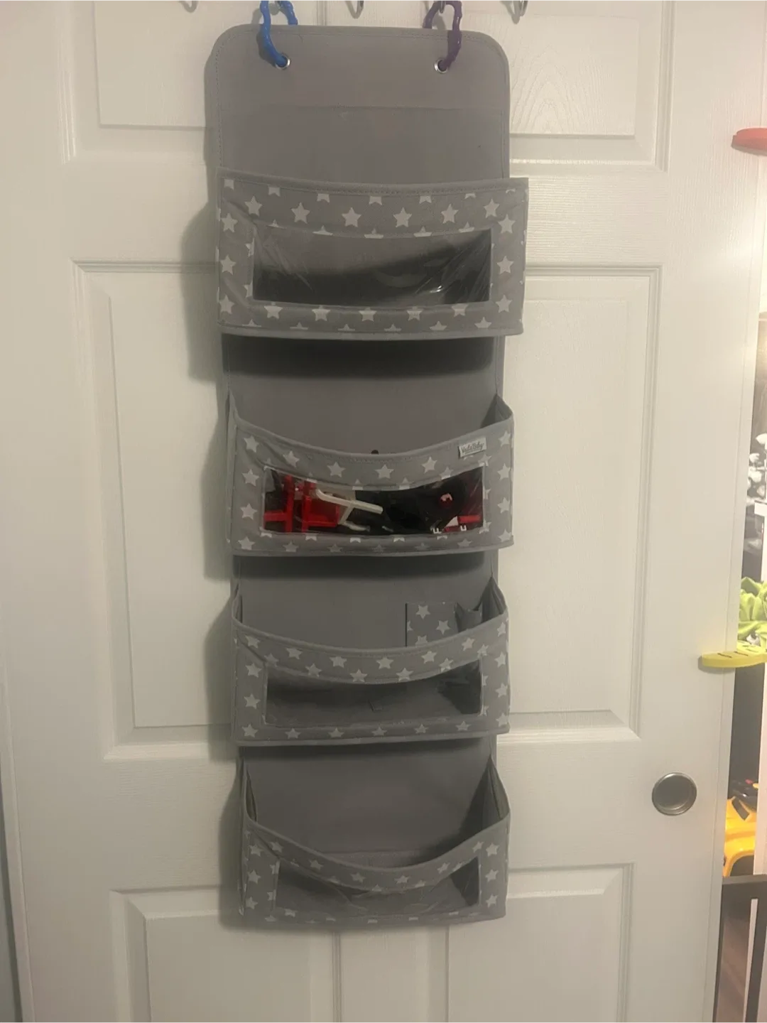 Vesta Baby Nursery Decor Grey Hanging Organizer thumbnail