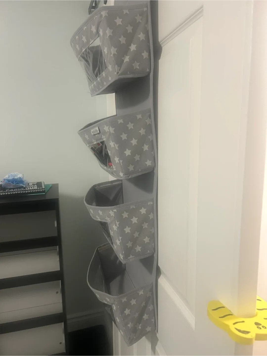 Vesta Baby Nursery Decor Grey Hanging Organizer image indicator(4)