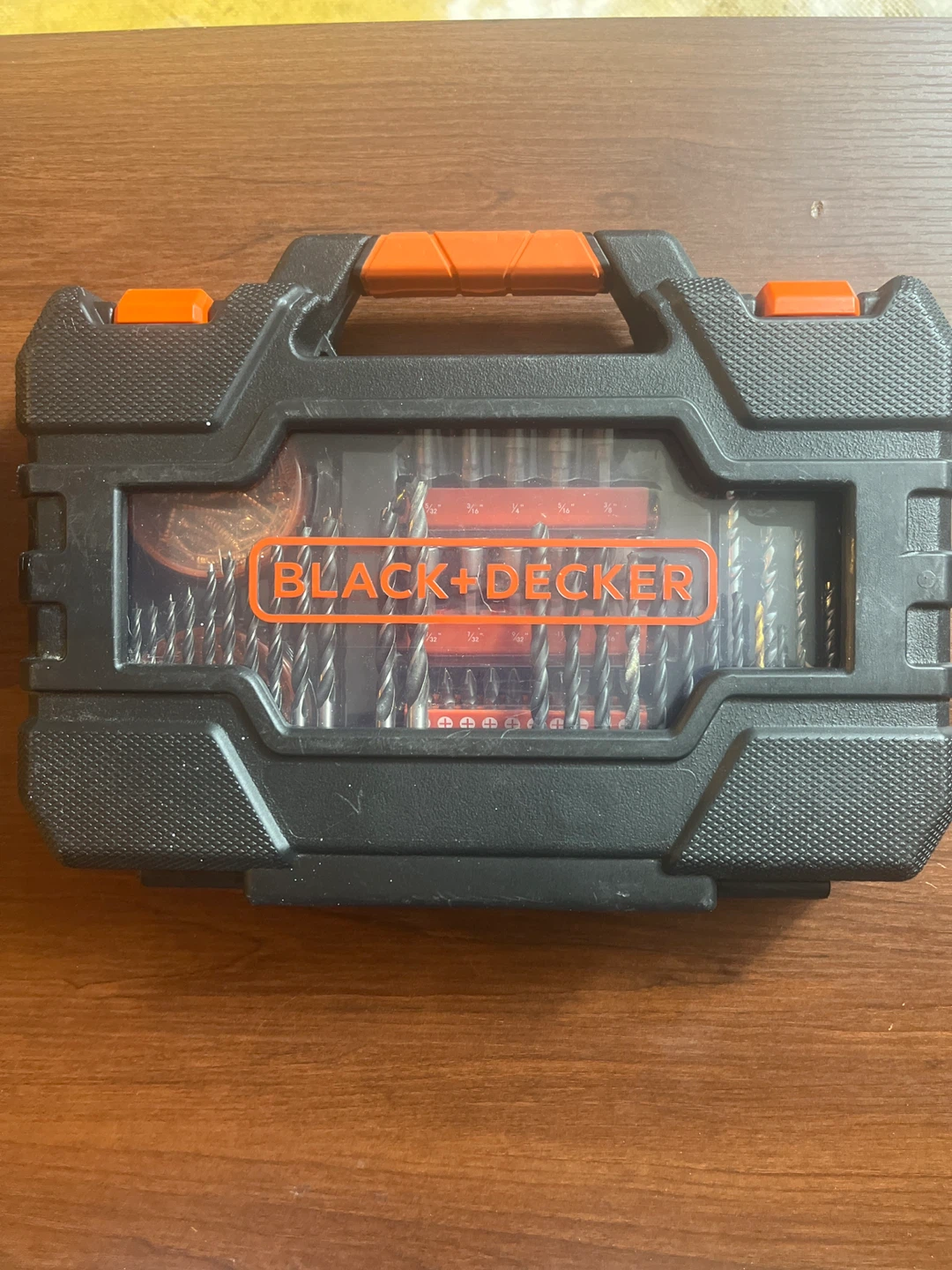 Black+Decker Drill Bit Set with Case