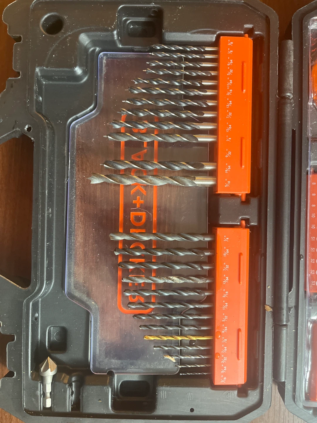 Black+Decker Drill Bit Set with Case - photo 4