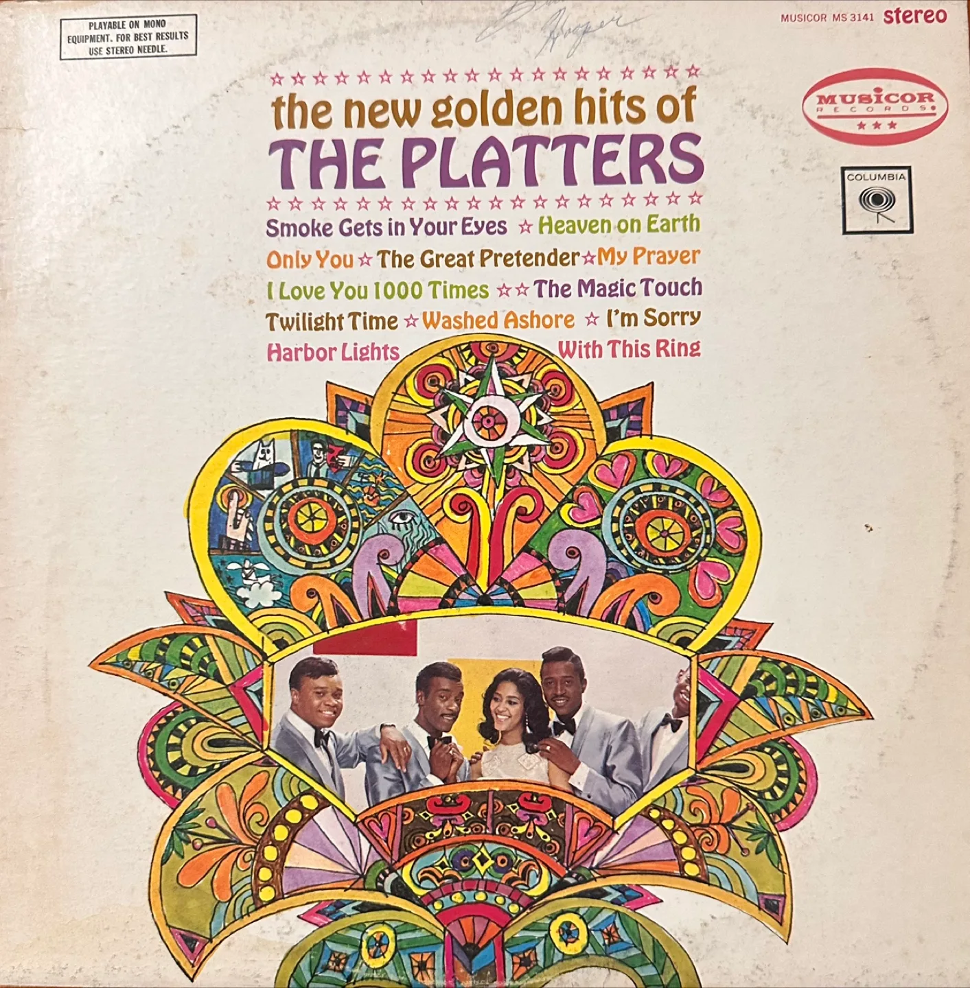 The Platters - The New Golden Hits vintage Vinyl Record thumbnail