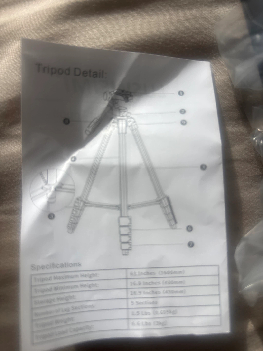 New VSW-530 Max Tripod - photo 2