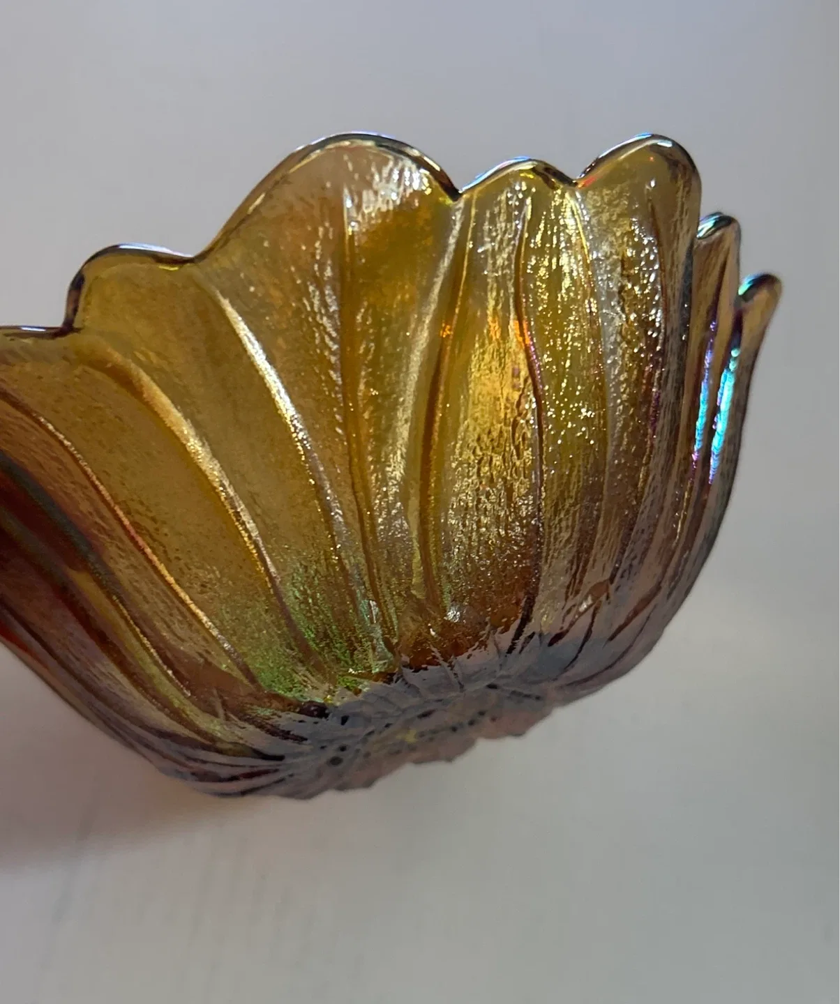 Vintage Carnival Glass Bowl image indicator(2)