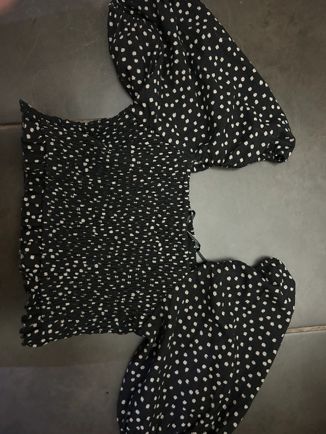 George Black & White Polka Dot Top - photo 2