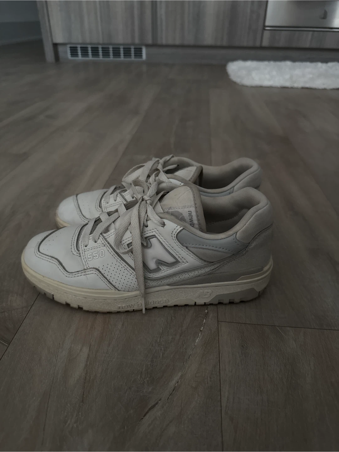 New Balance 550 White/Grey, US 8