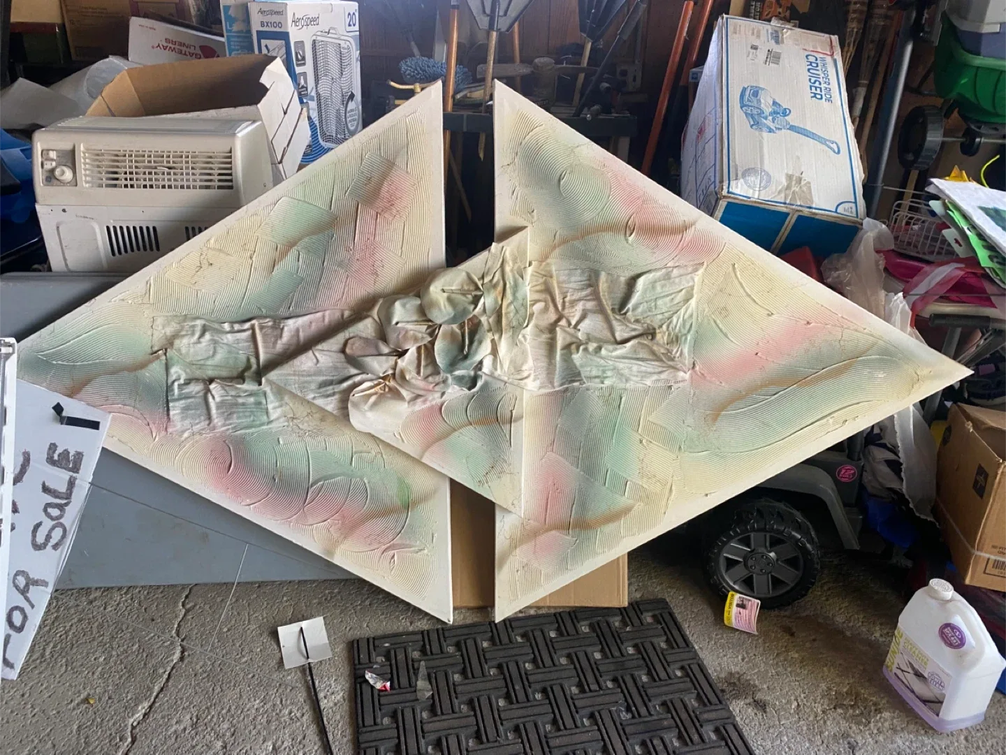 Abstract Triangle Wall Art thumbnail