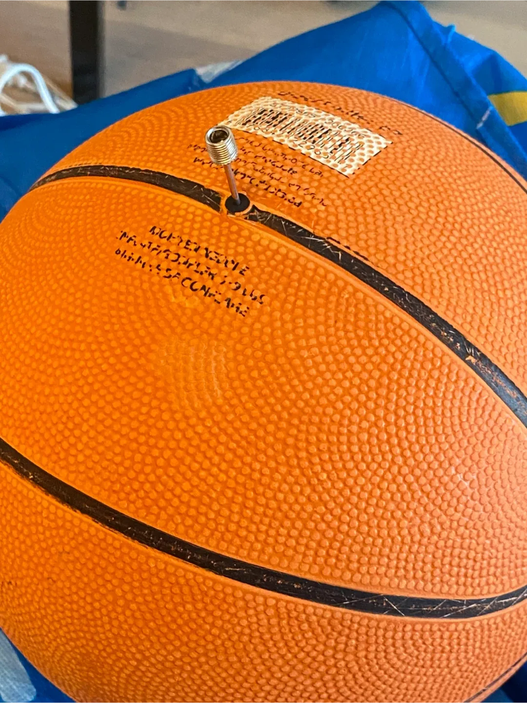 Free basketball with inflation needle thumbnail