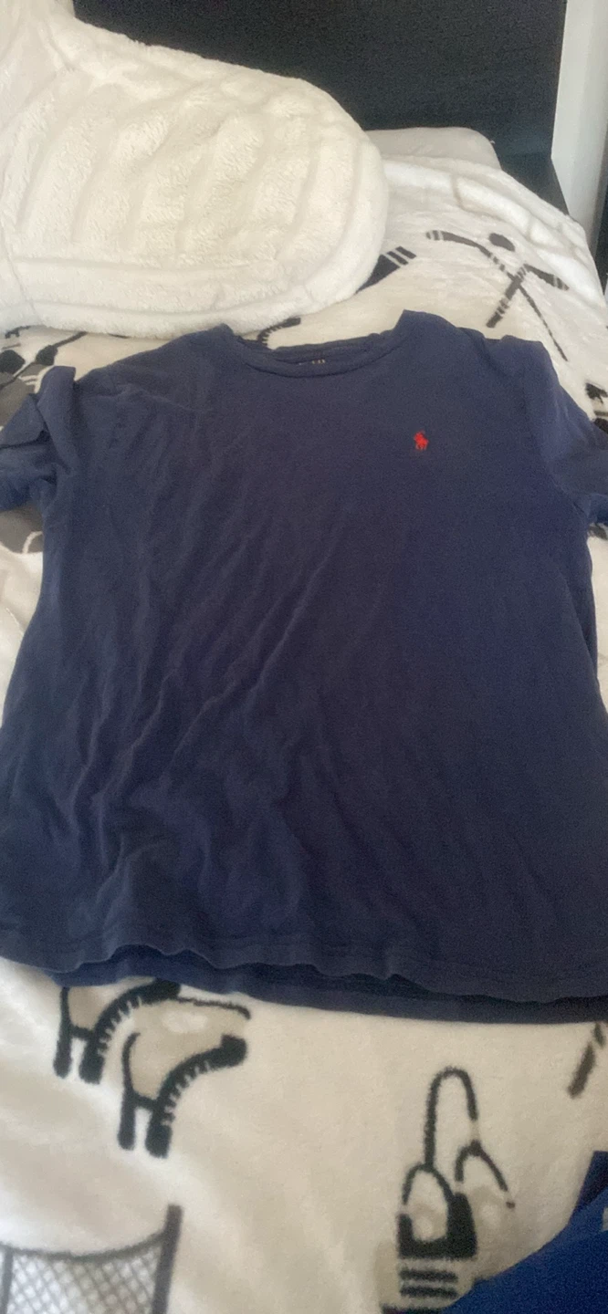 Polo Ralph Lauren Navy T-Shirt Size L (14-16)