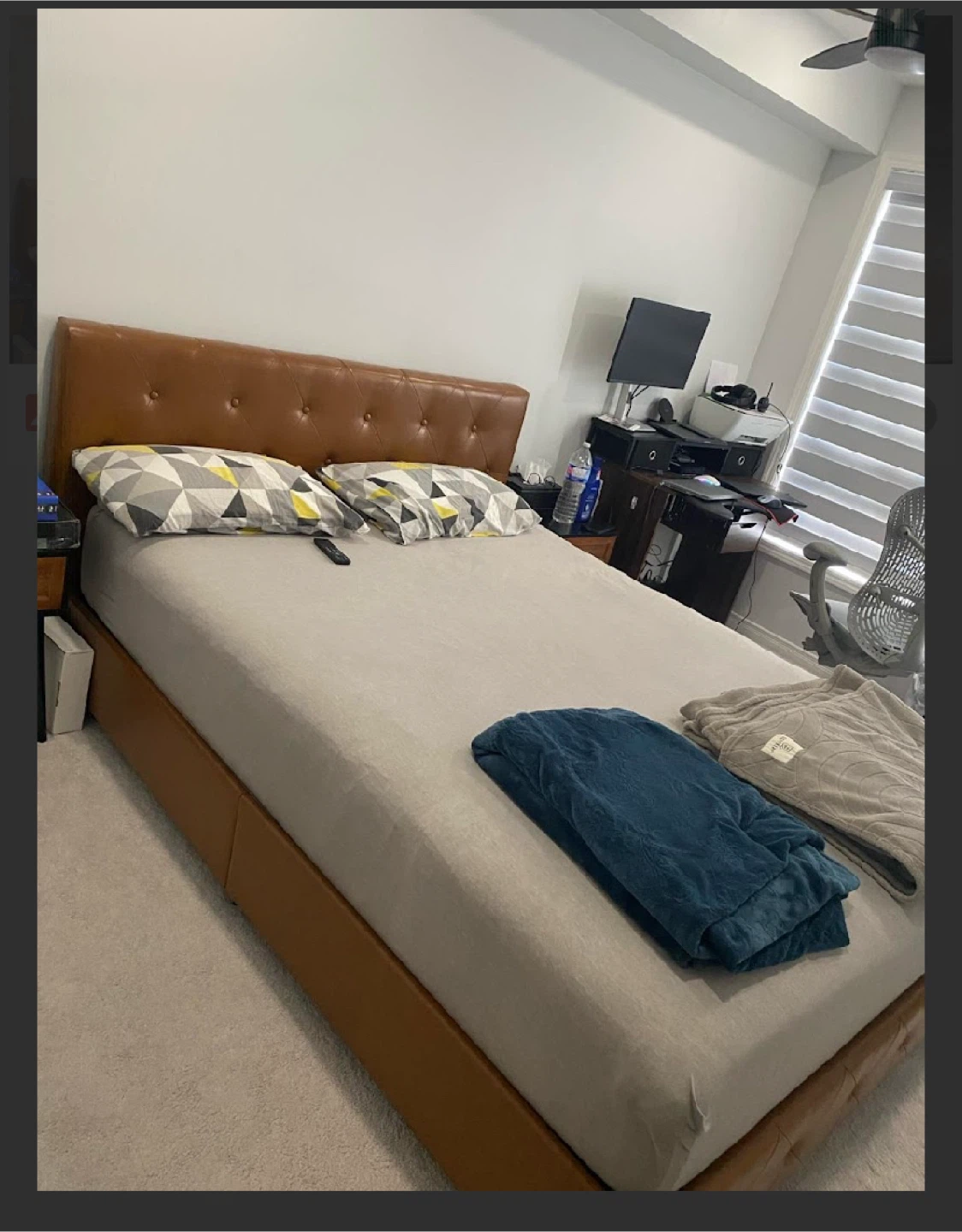 Queen bed with Mattress - Hot deal as I’m moving out - photo 2