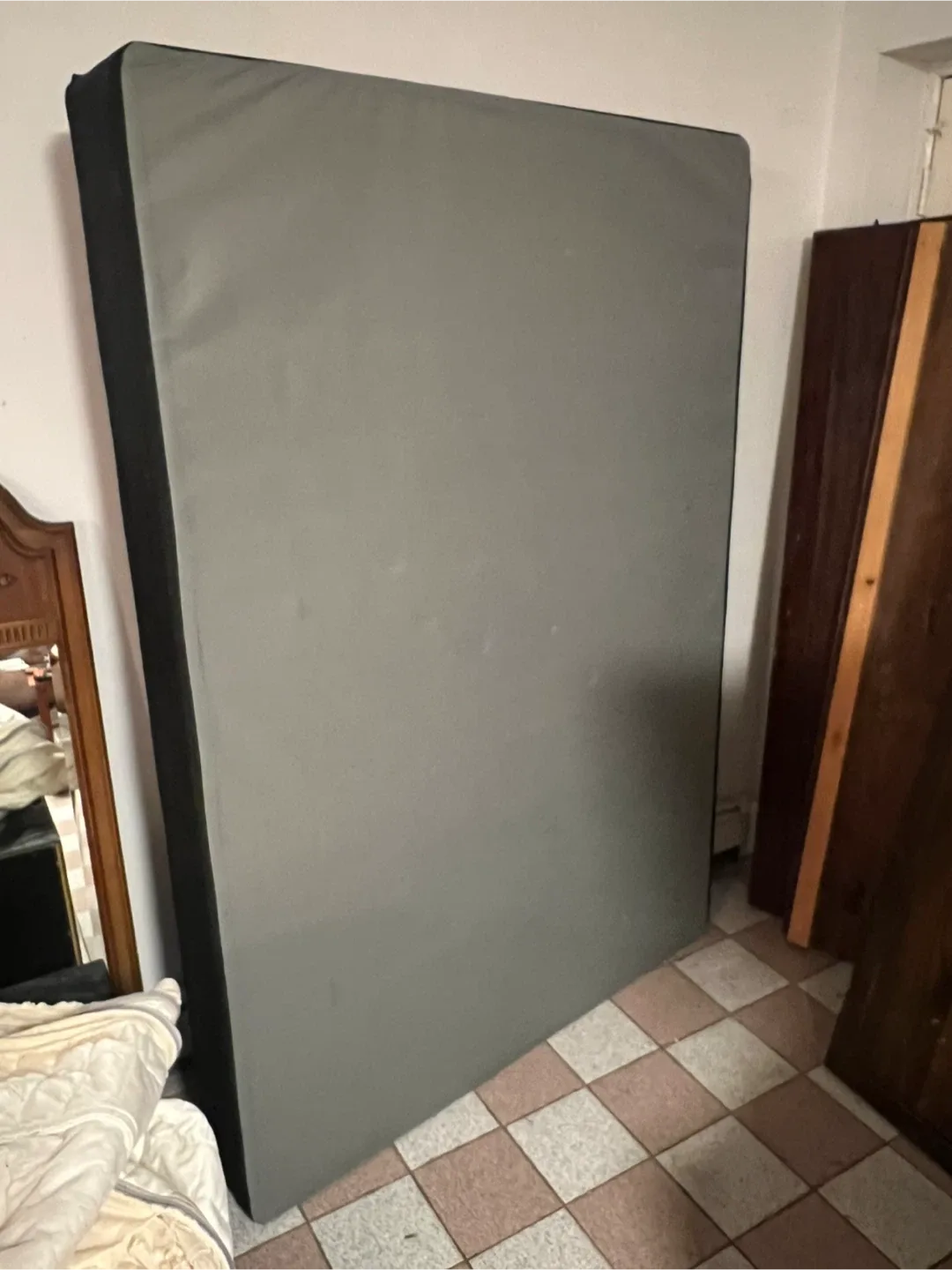 Full Size Bed Frame w/Box - Dark Brown - Delivery Extra image indicator(2)