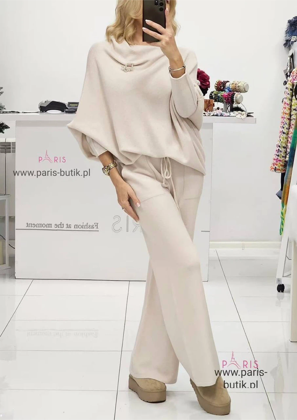 Paris Butik Beige Lounge Set