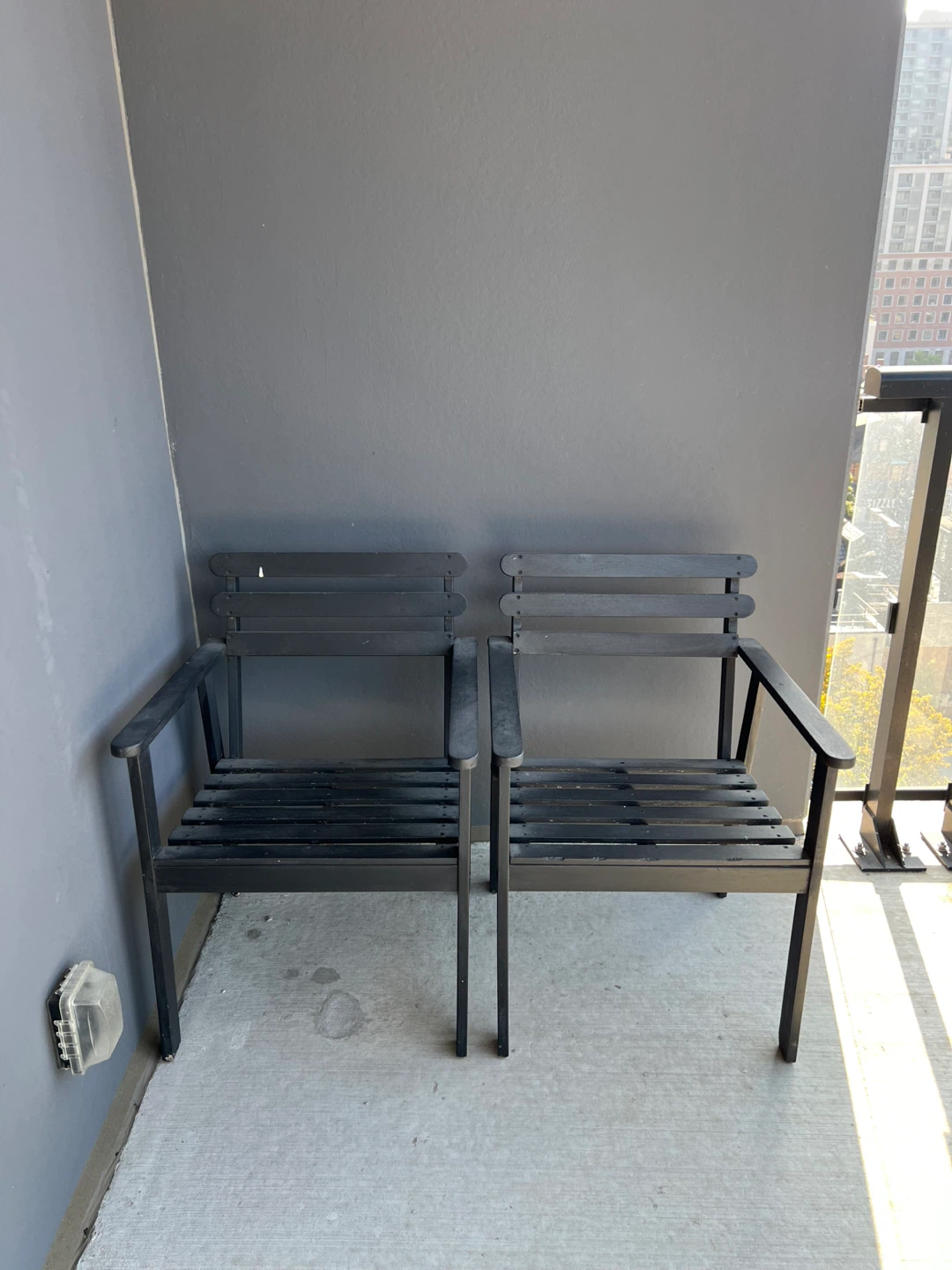 Outdoor Patio Chairs - Set of 2 - photo 2