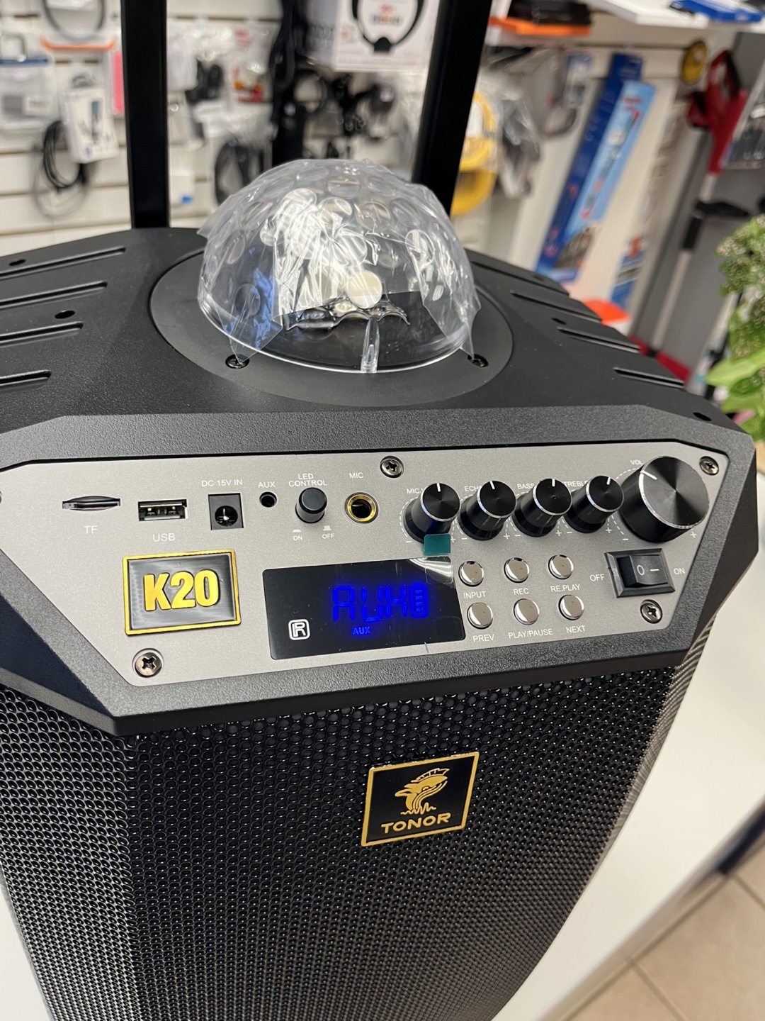 TONOR K20 Karaoke Speaker with Disco Ball - photo 3