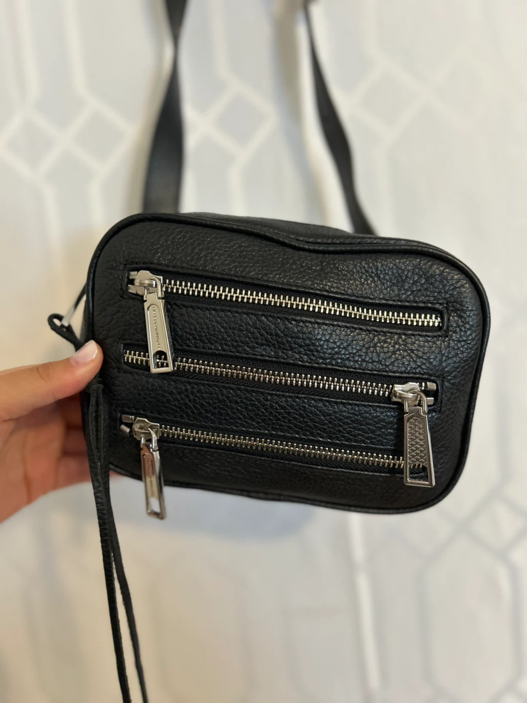 Rebecca Minkoff Black Leather Crossbody Bag