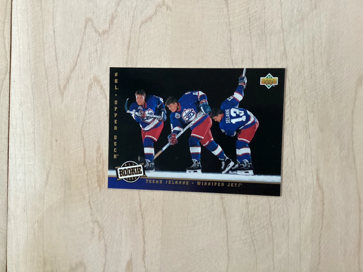 1993-94 UPPER DECK HOF TEEMU SELANNE Rookie Card #281 - photo 4