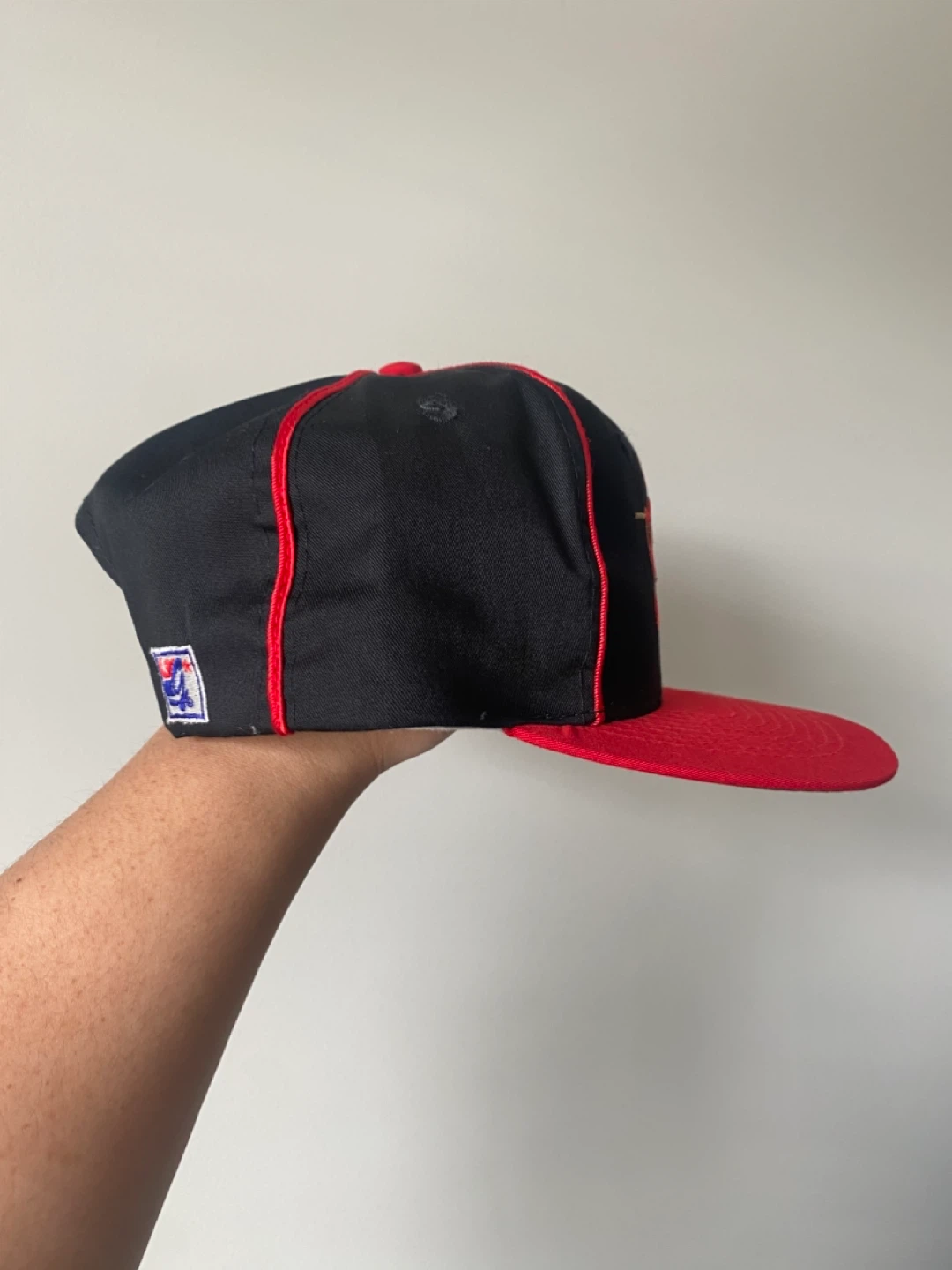 Vintage 90s Rare Ottawa Senators The Game Split Bar Snapback Hat - photo 2