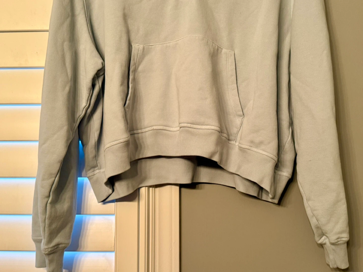 Skims Shrunken Half Zip Long Sleeve Top Size XL - photo 5