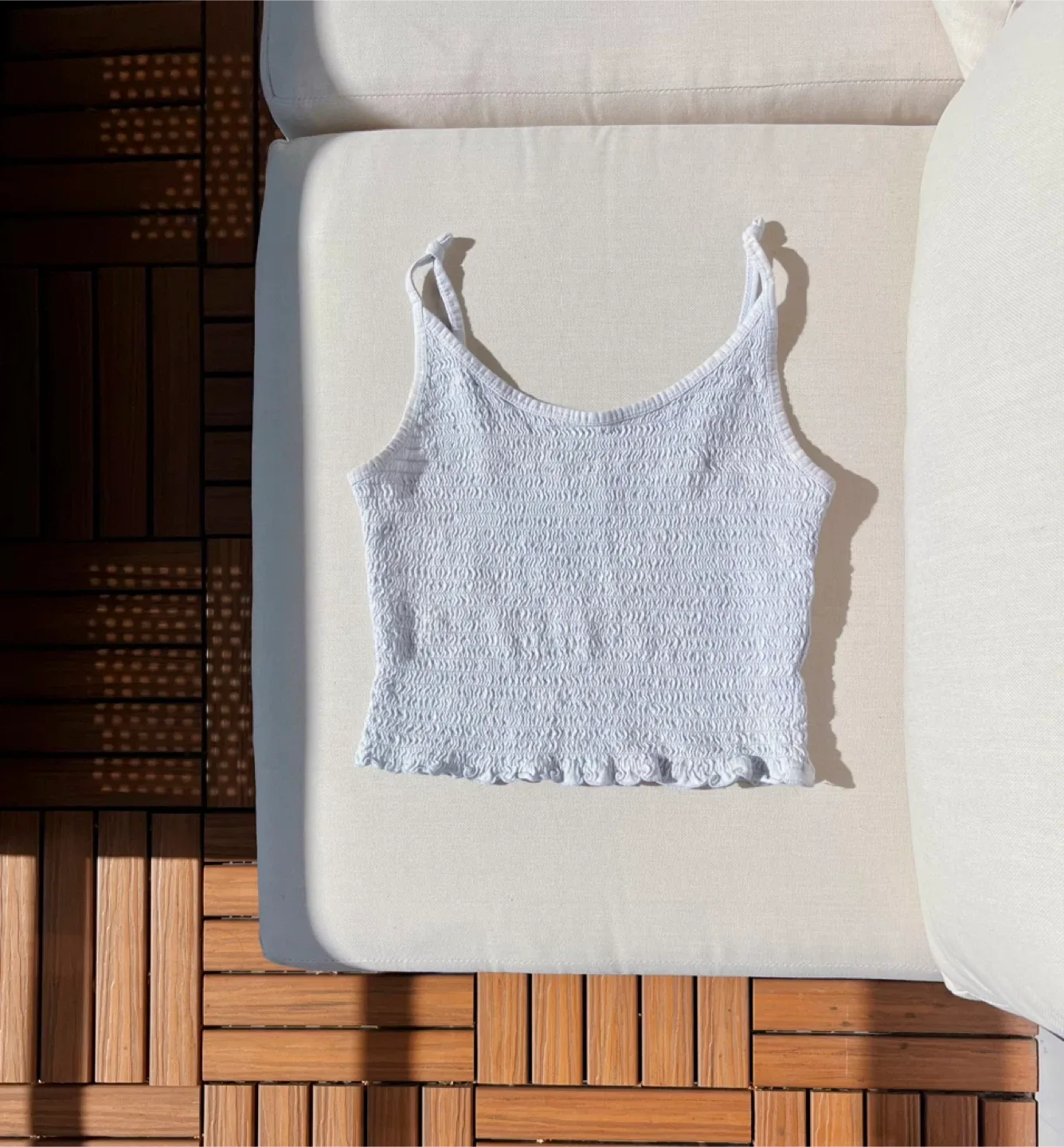 Hollister Smocked Tank Top - Size M thumbnail